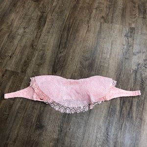 Peach Strapless Ripcurl Bikini Top